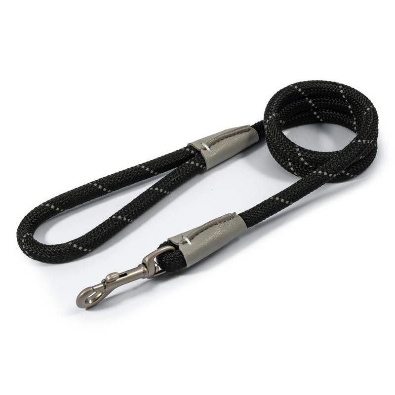 Ancol Viva Rope Dog Snap Lead Reflective 1.07m x 12mm