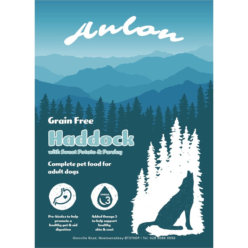 Anlon Adult Haddock, Sweet Potato & Parsley Grain Free Dog Food