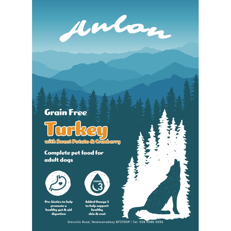 Anlon Turkey with Sweet Potato & Cranberry Grain Free Adult Dog Food