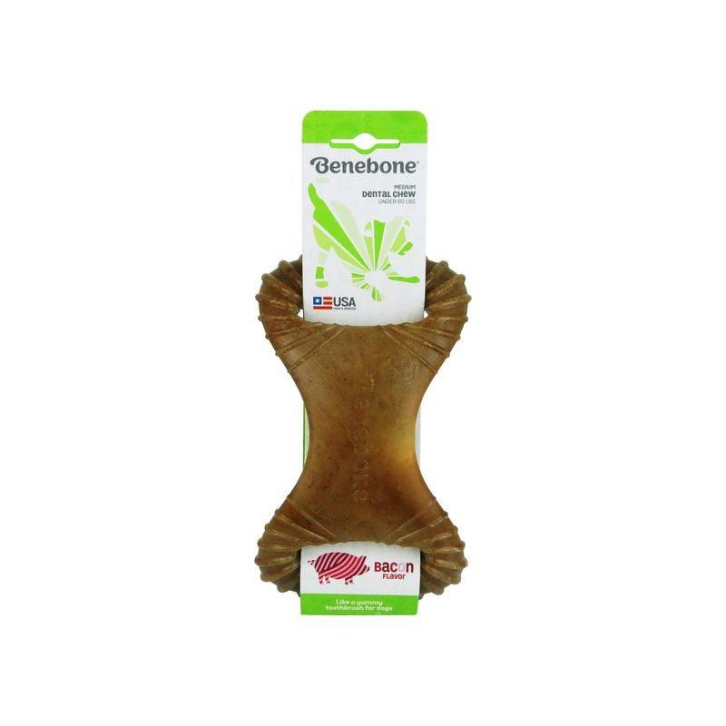 Benebone Dental Chew Bacon Dog Toy