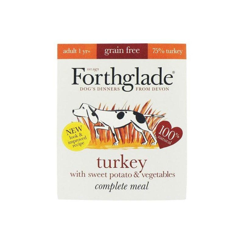 Forthglade Complete Grain Free Turkey with Sweet Potato and Vegetables Wet Dog Food