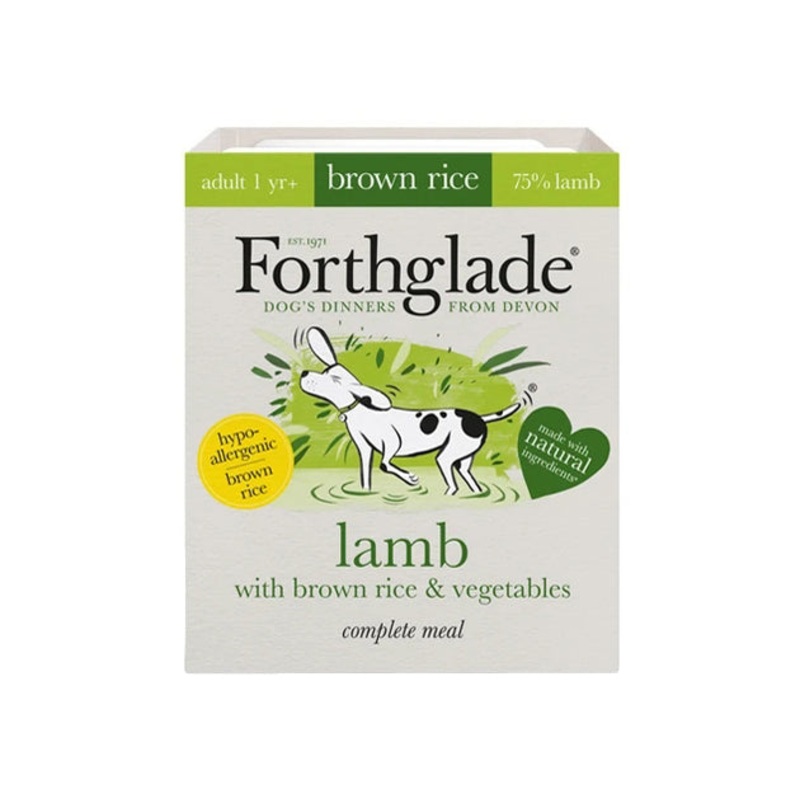 Forthglade Lamb with Brown Rice & Vegetables Natural Wet Dog Food (395g)