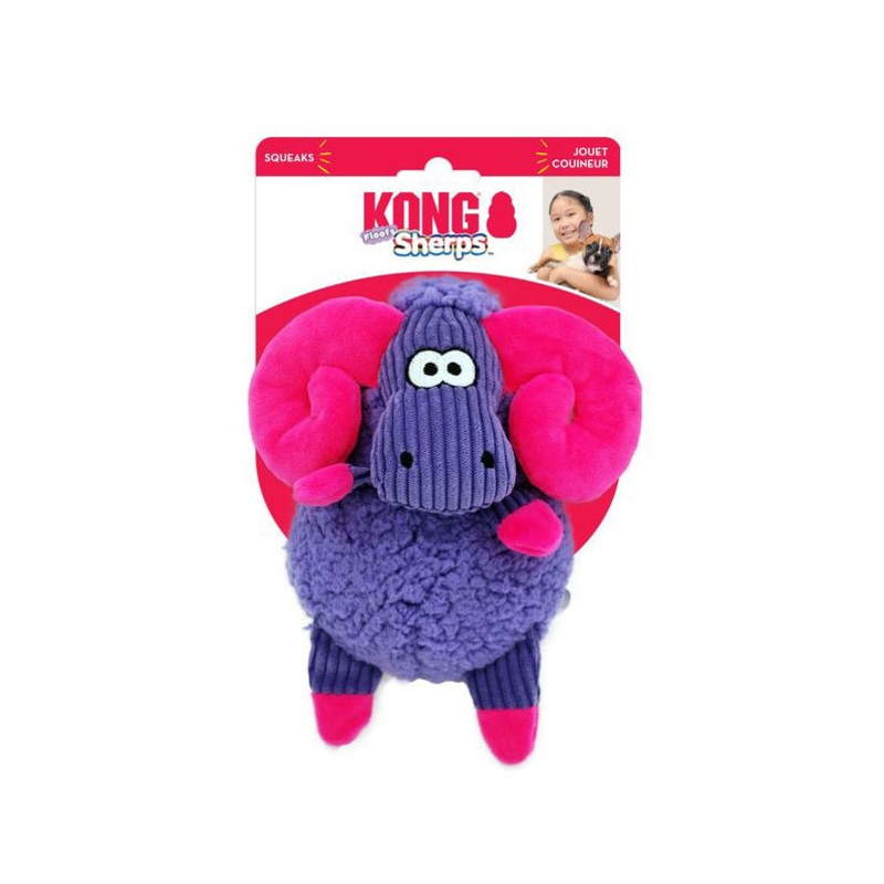 KONG Sherps Floofs Big Horn Medium Dog Toy