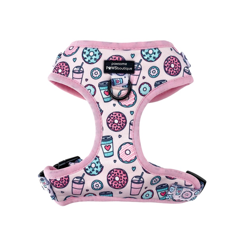 Pawsome Paws Boutique D-Ring Adjustable Dog Harness  Sprinkles