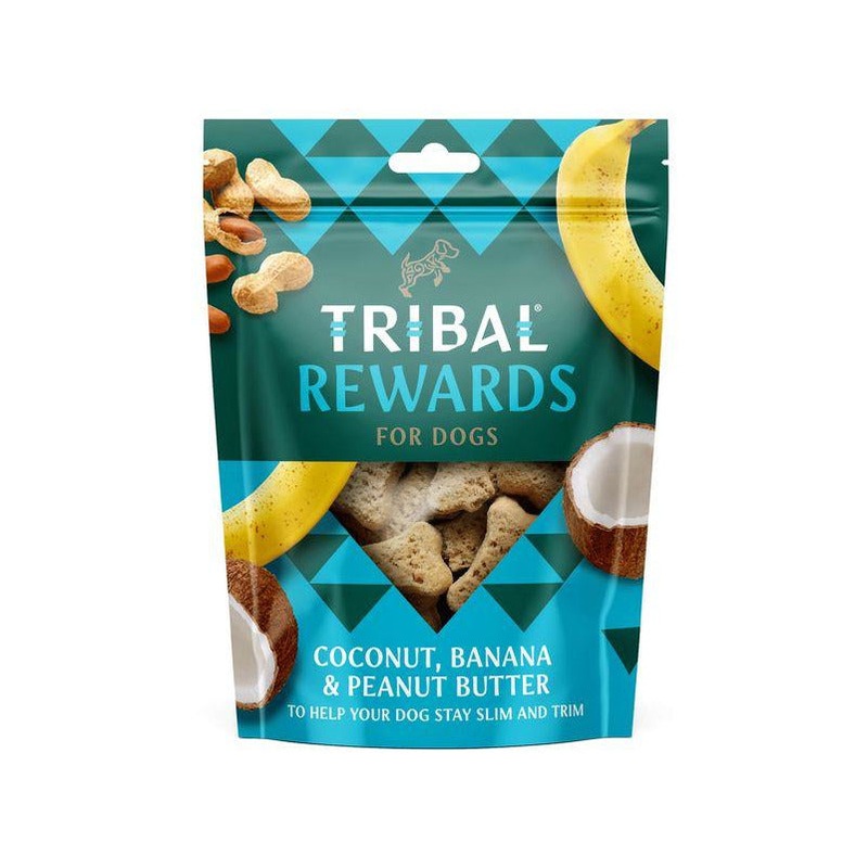Tribal Baked Rewards Coconut, Banana & Peanut Butter Dog Biscuits