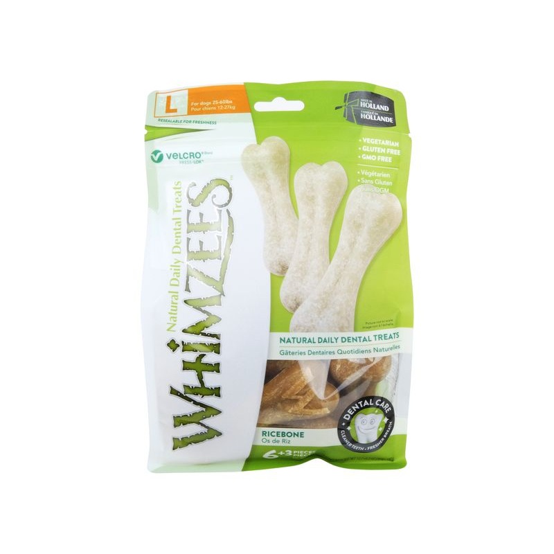 Whimzees Rice Bone 9 Pack Dog Treat