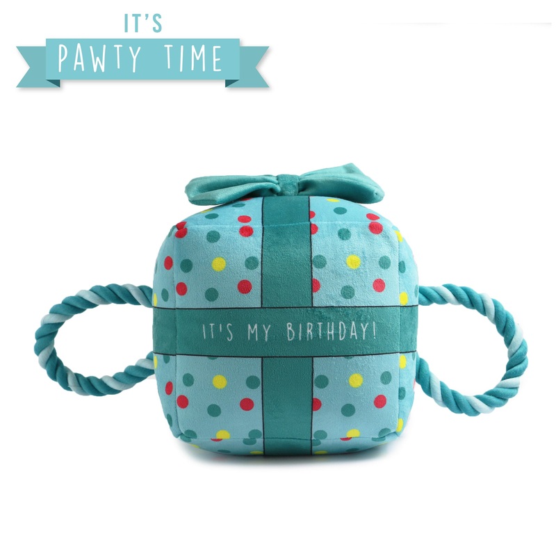 Ancol It's My Birthday Present Dog Toy