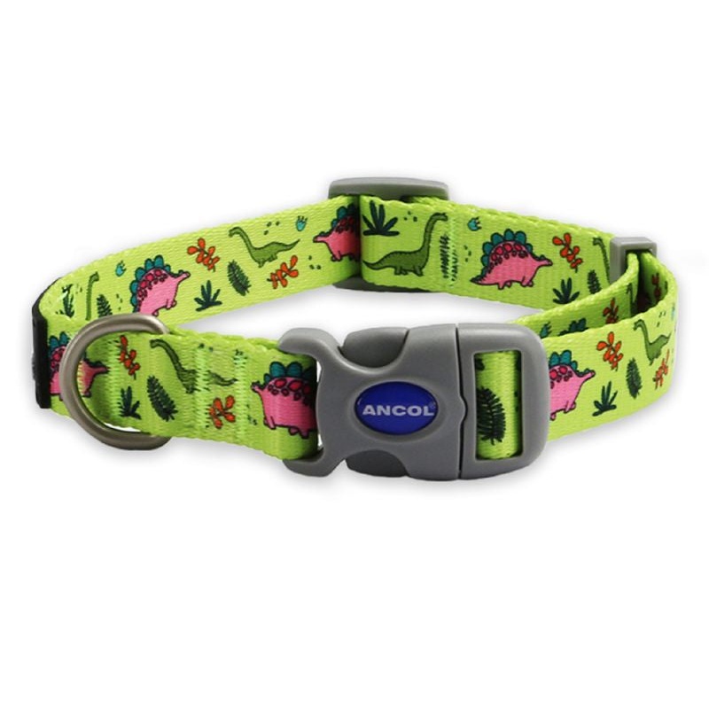Ancol Soho Nylon Adjustable Collar - Dino