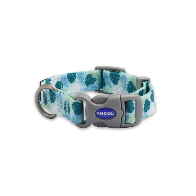 Ancol Soho Nylon Adjustable Collar - Leaves