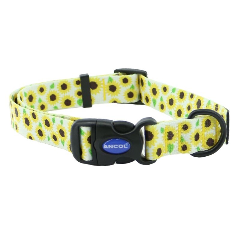 Ancol Soho Nylon Adjustable Collar - Sunflowers