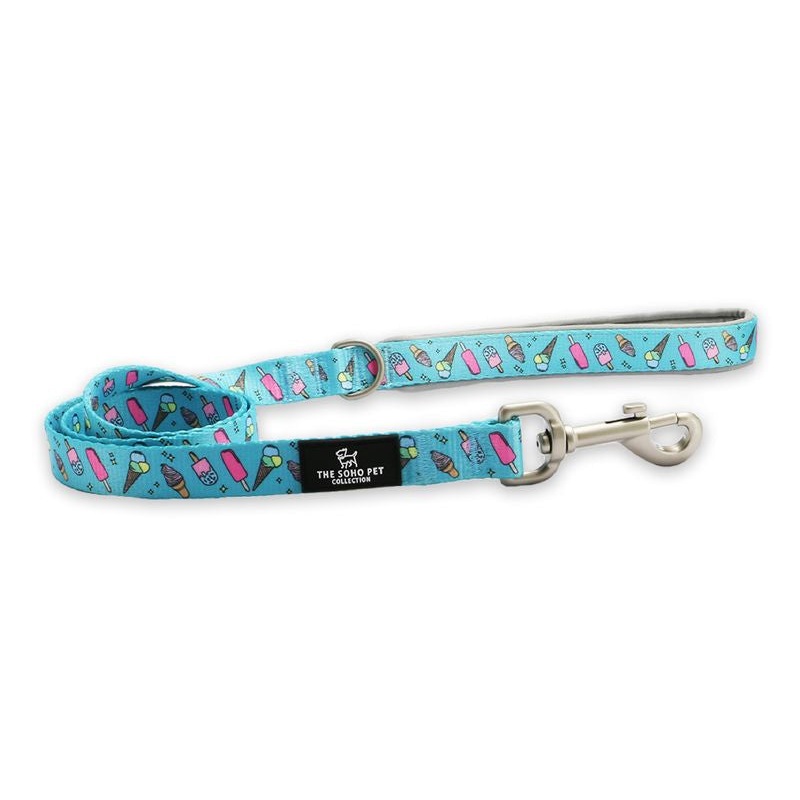 Ancol Soho Nylon Lead 100cm x 19mm - Ice Cream