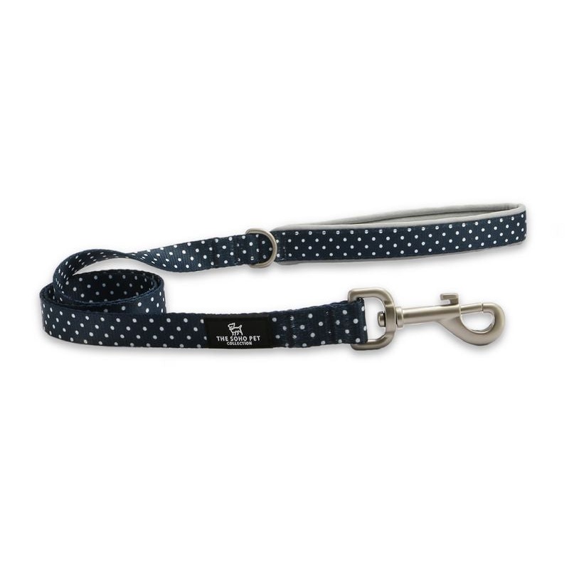 Ancol Soho Nylon Lead 100cm x 19mm - Polka Dot