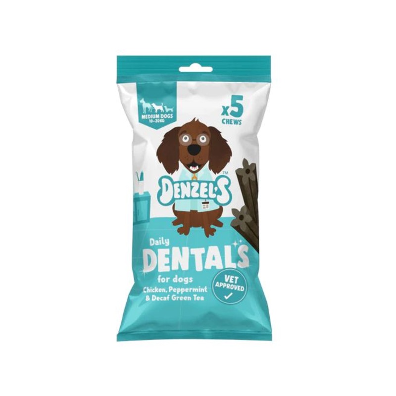 Denzels Daily Dentals for Medium Dogs - Chicken