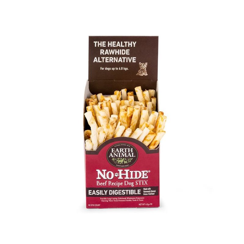 Earth Animal No Hide Beef Stix Dog Treats