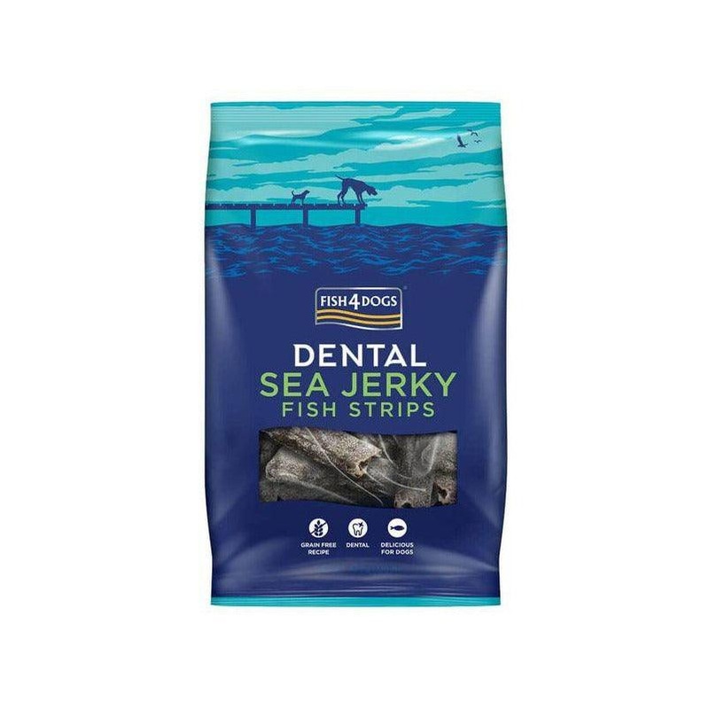 Fish4Dogs Sea Jerky Fish Strips Dog Treats 100g