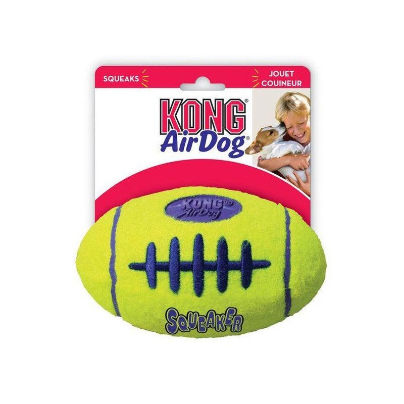 KONG Airdog Rugby Ball Dog Toy