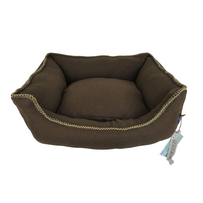 Resploot Luxe Brown Dog Sofa Bed
