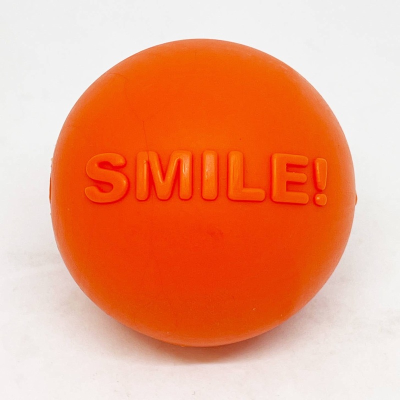 SodaPup Smile Ball Durable Synthetic Rubber Chew & Retrieving Ball