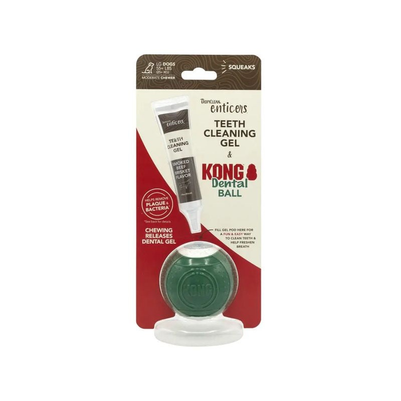 TropiClean Enticers Dog Dental Ball Kit