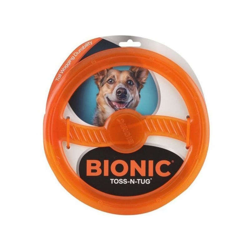 Bionic Toss-N-Tug Ring Dog Toy