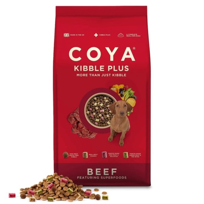 COYA Kibble Plus Beef Adult Dog Food 1.5kg