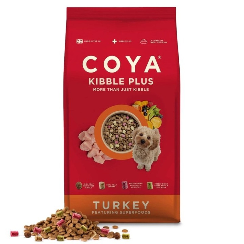 COYA Kibble Plus Turkey Adult Dog Food 1.5kg