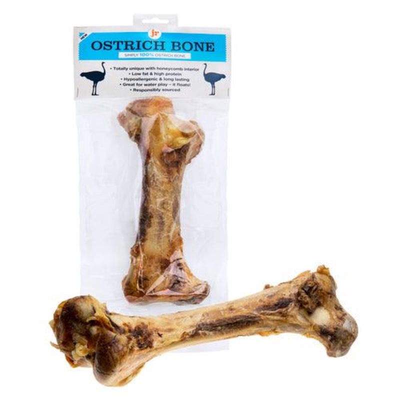 JR Pet Products Large Ostrich Bone Dog Treat