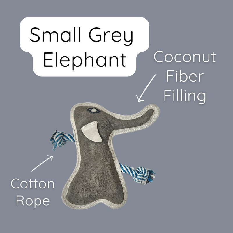 Large and Small Elephant Dog Toys