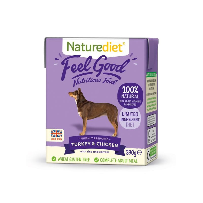 Naturediet Feel Good Dog Food - Turkey & Chicken