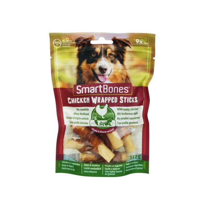 SmartBones Chicken Wrapped Dog Treat Sticks