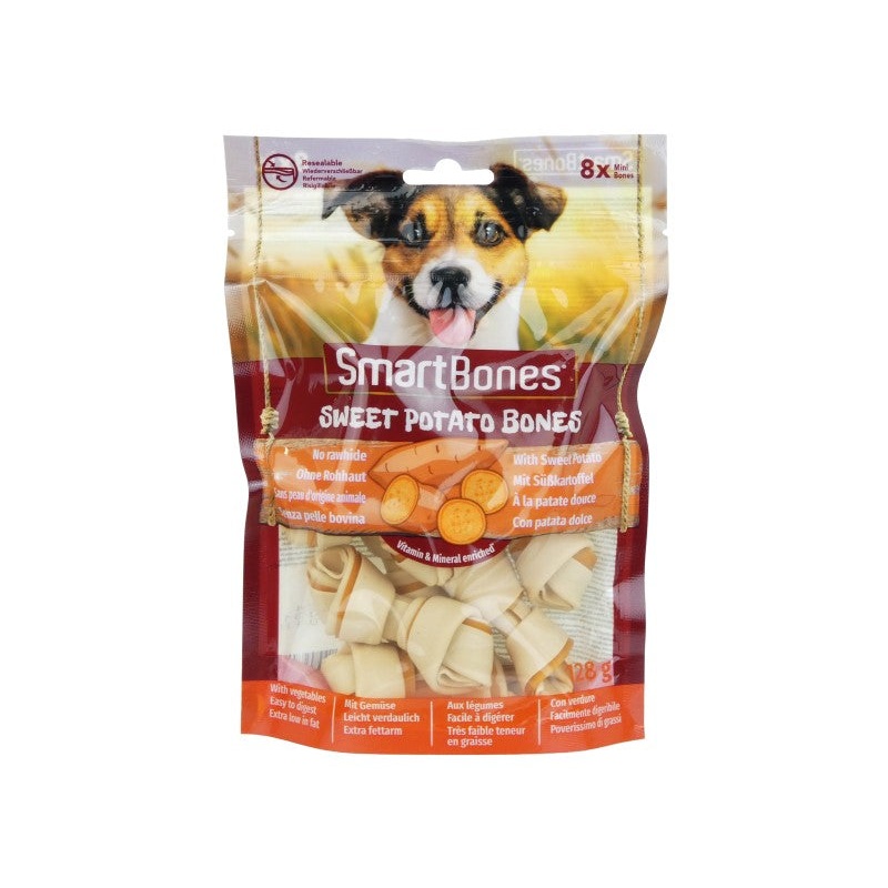 SmartBones Mini Sweet Potato Bones Dog Treat