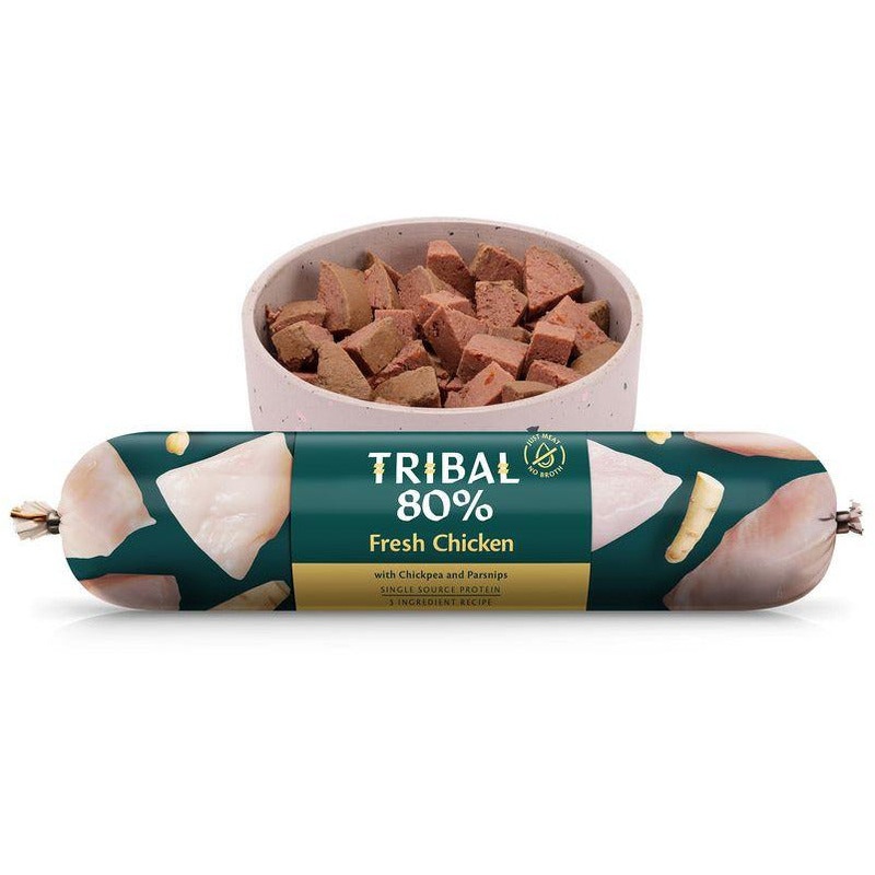 Tribal 80% Chicken Gourmet Sausage Wet Dog Food 750g