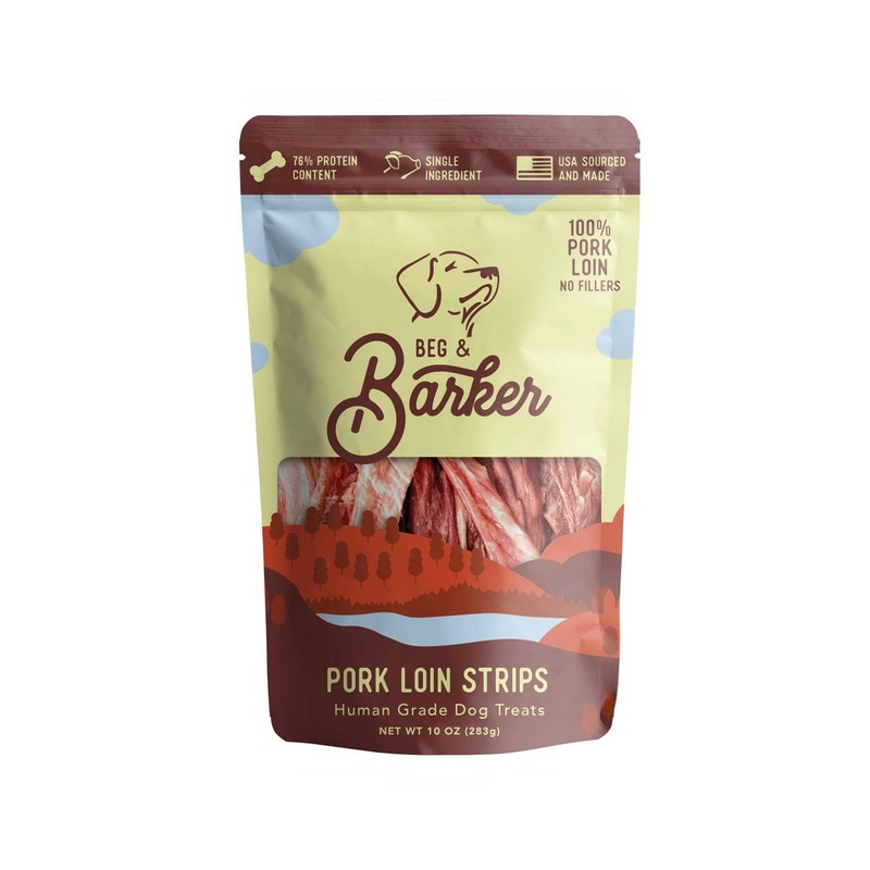 10 oz. Pork Loin Jerky Strips Dog Treats
