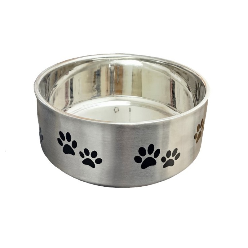 Advance Pet Products - 1 Qt. Double Wall Stainless Steel Heavy Feeding Bowl