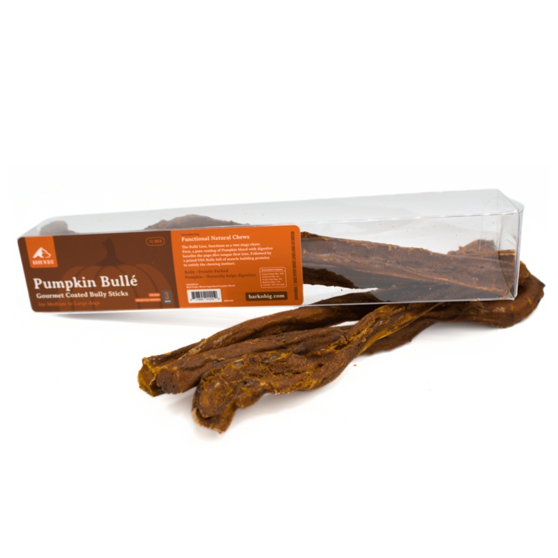 Bull Pumpkin 12" Bully Sticks 3 pack