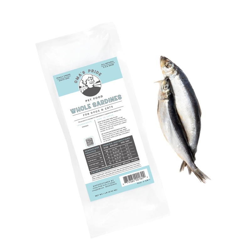 Oma's Pride Frozen Whole Sardines 1lb