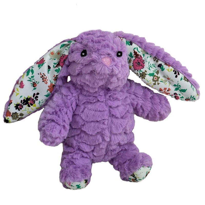 PETLOU, INC Plush Bunny with Long Crinkle Ears Dog Toy