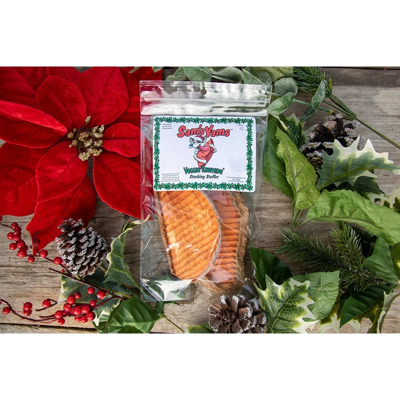 Sam's Yams Crinkle Cut Sweet Potato "Veggie Rawhide" Stocking Stuffers
