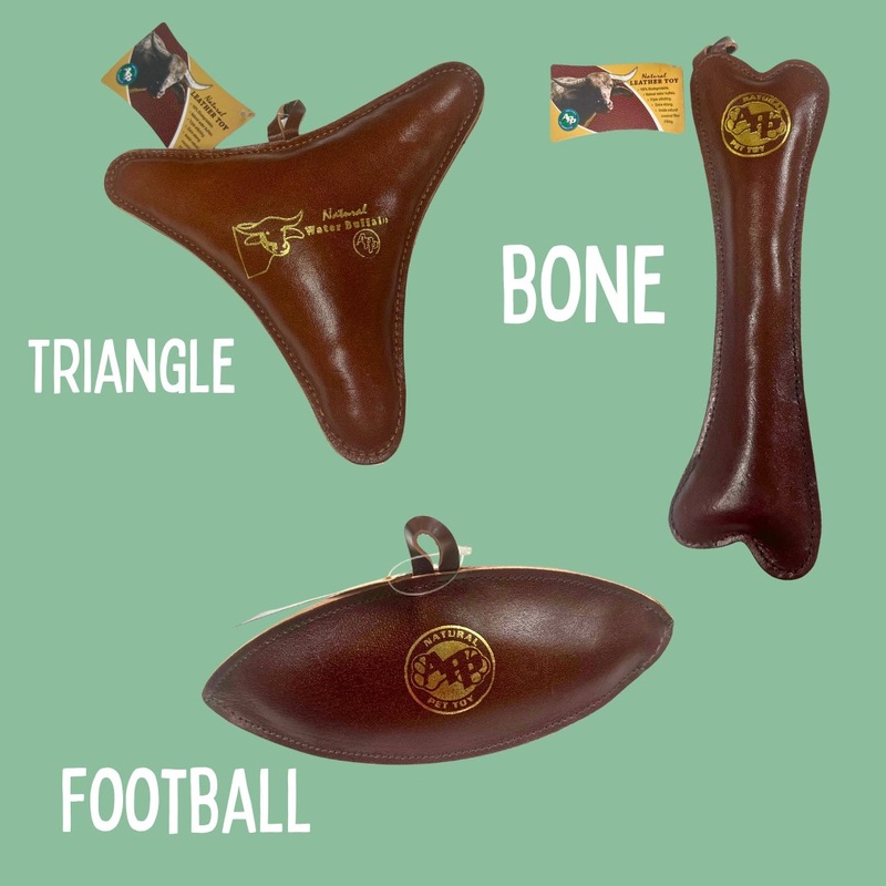 Water Buffalo Leather Dog Toys