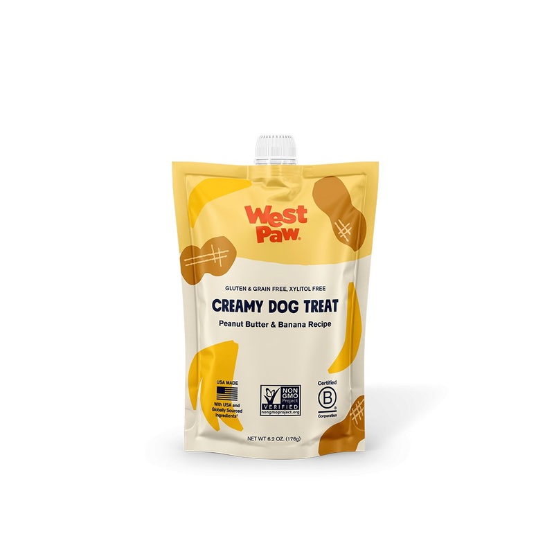 West Paw - Peanut Butter & Banana Creamy Dog Treats