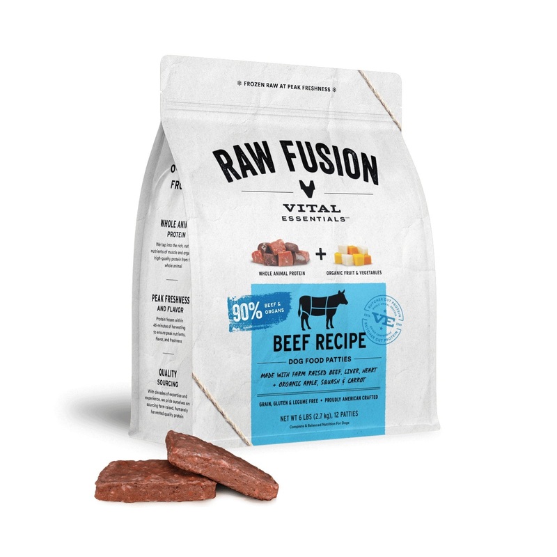 Vital Essentials Fusion Raw Frozen Dog Food