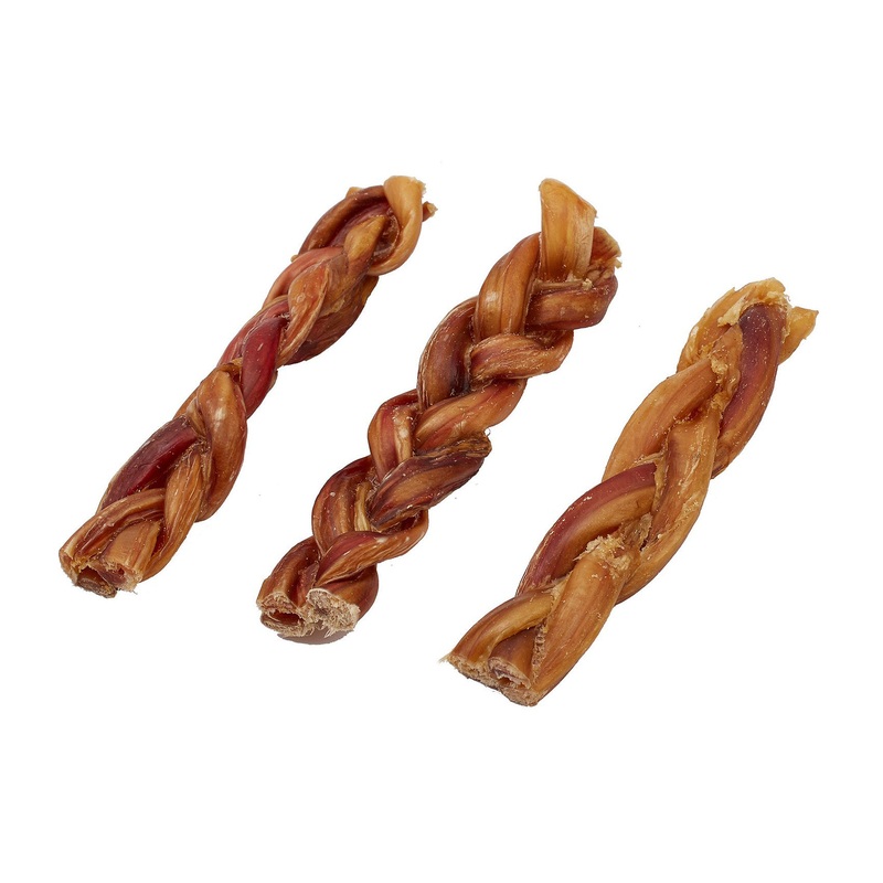 "American" - 12" Braided Bully Stick - Dog Treat - Dog Chew - USA