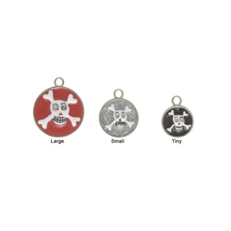 Boy Skulls - ID Tag - Dog Tag - Laminated Print