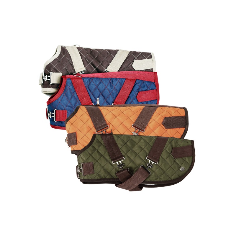 Horse Blanket - Quilted Coats - 4 Color Options - Navy, Brown, Orange & Loden