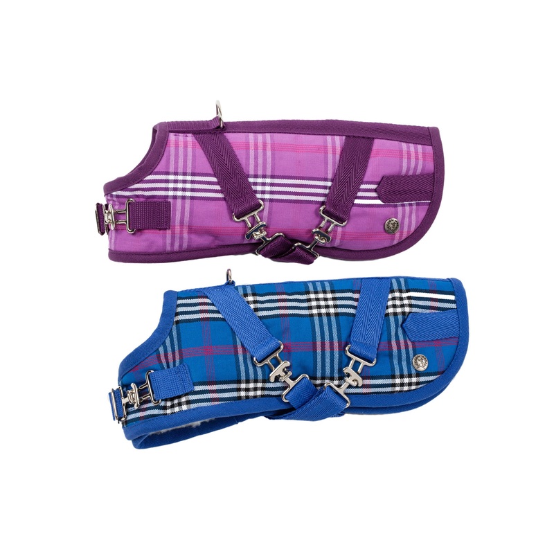 Horse Blanket - Signature Plaid Lavender or Signature Plaid Blue - 2 Color Options