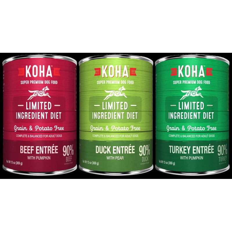 Koha Limited Ingredient Canned Dog Food 13OZ