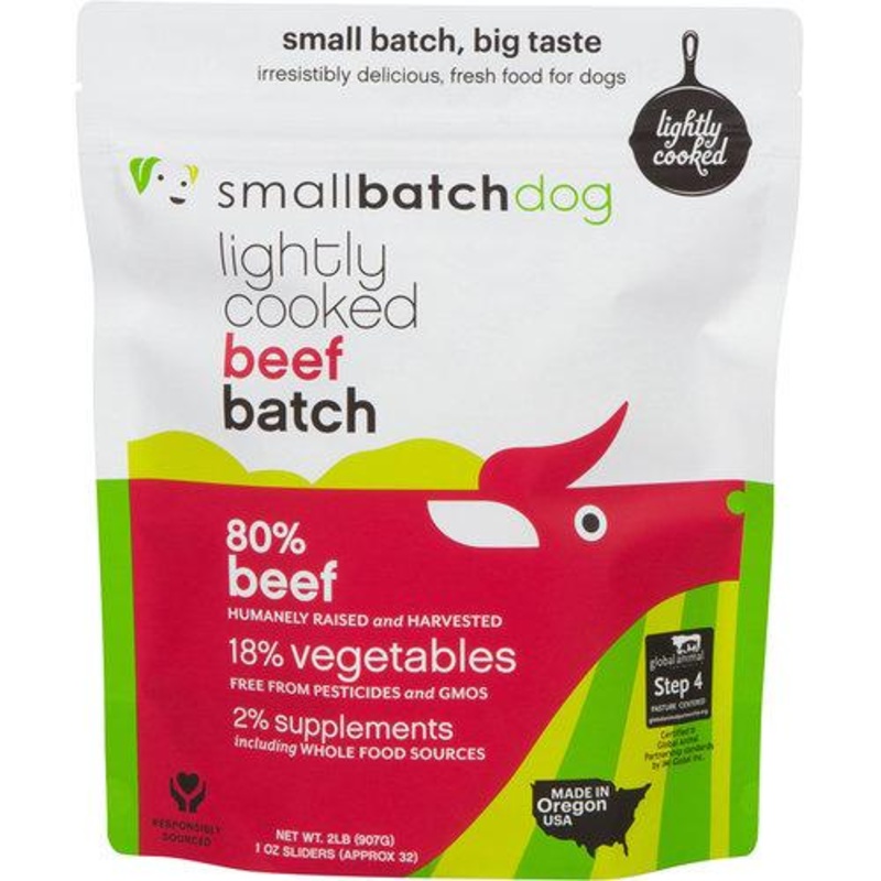 Small Batch Lightly Cooked Dog Food