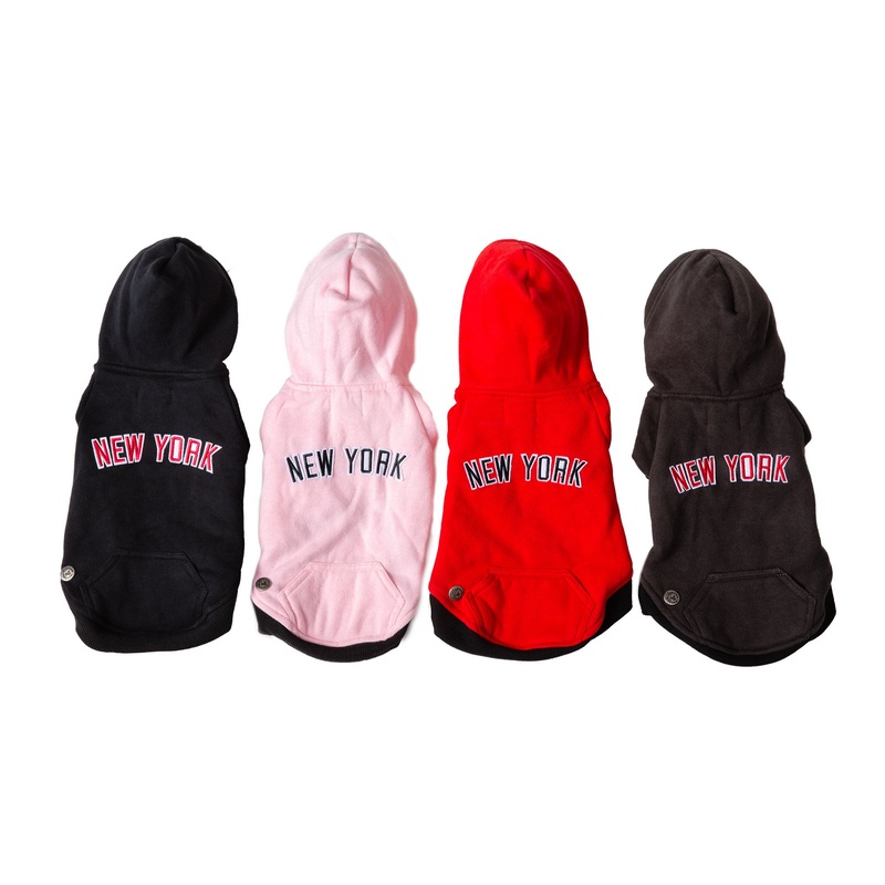 Sweatshirt Hoodie - NYC Dog Hoodie - Dog Sweatshirt - 4 Color Options