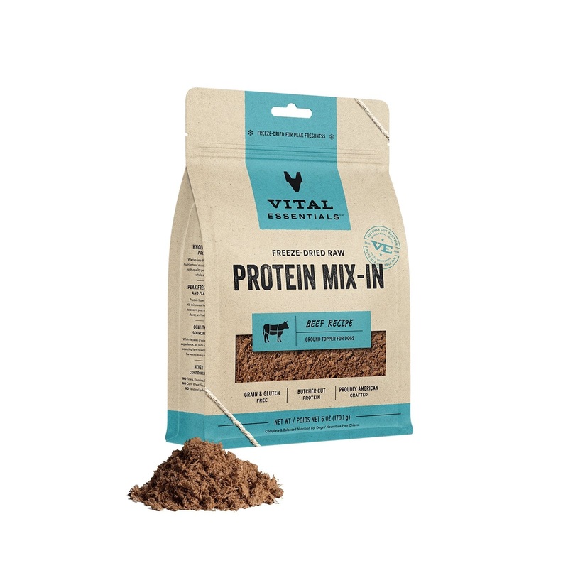Vital Essentials Freeze Dried Protein Mix-In Ground Toppers 6oz