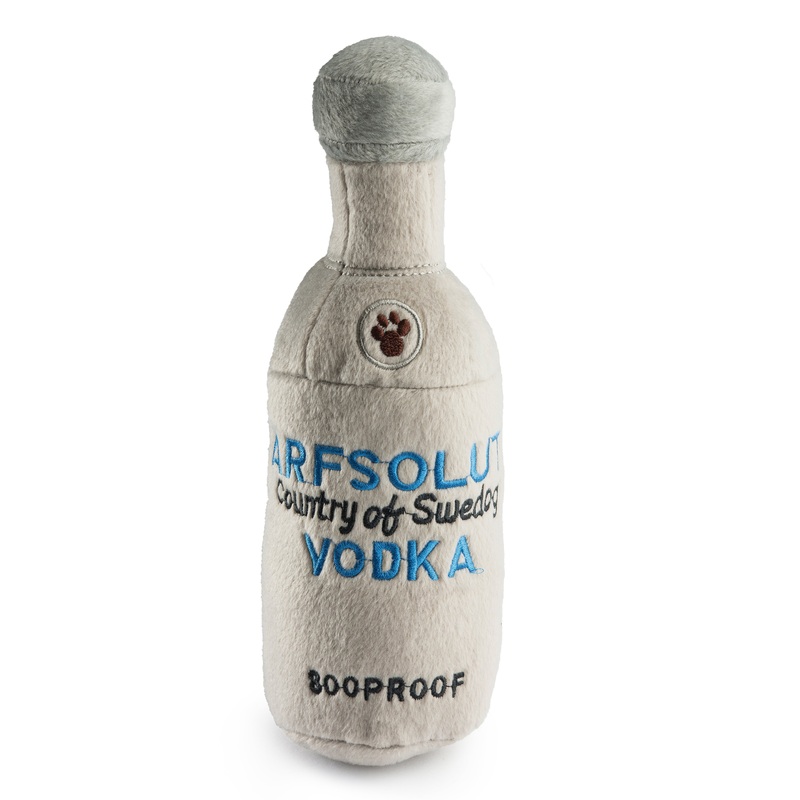 Arfsolut Vodka - Dog Toy - Squeaker Toy - 2 Sizes